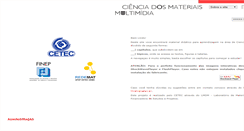 Desktop Screenshot of cienciadosmateriais.org