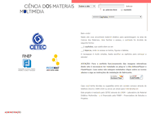 Tablet Screenshot of cienciadosmateriais.org